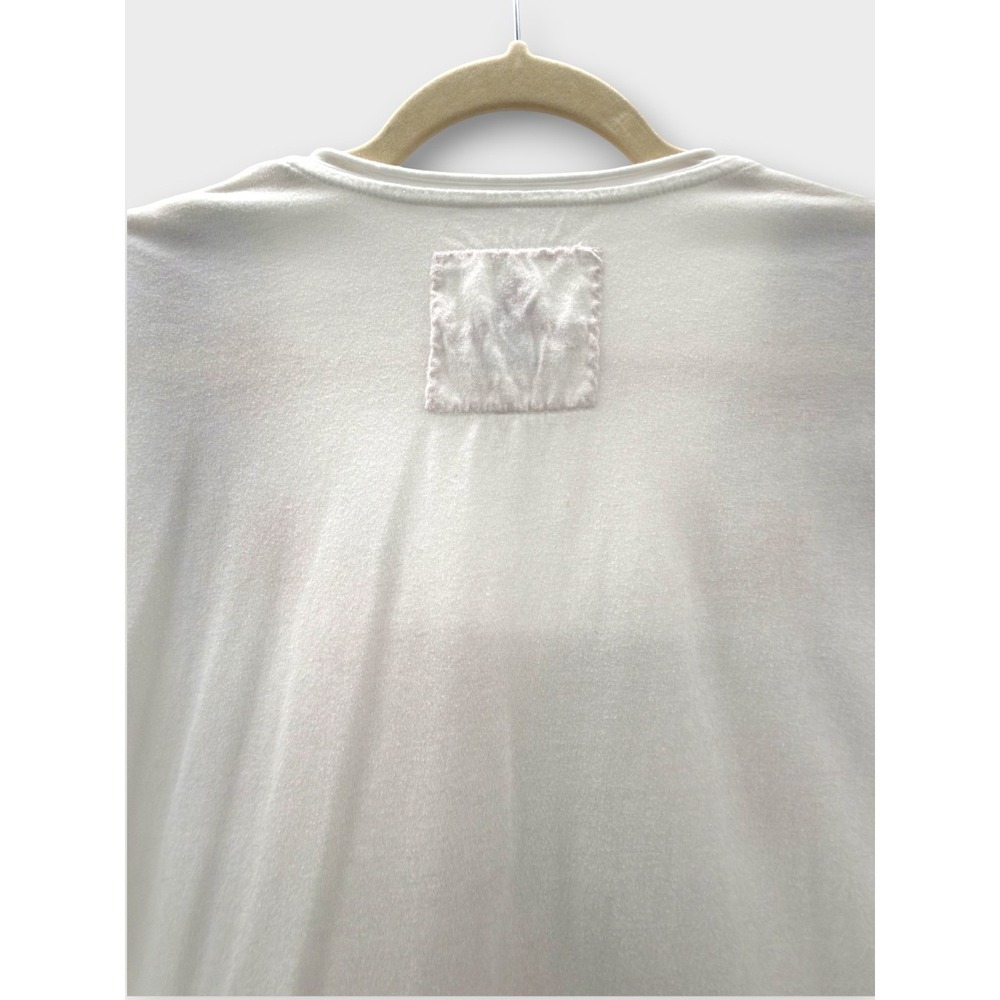 Johnny Was - JW Los Angeles Embroidered T-Shirt Dress S Boho Floral Cotton White - Picture 6 of 11